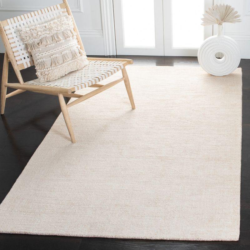 Hand-Knotted Artisan Red Jute 5'x8' Non-Slip Area Rug