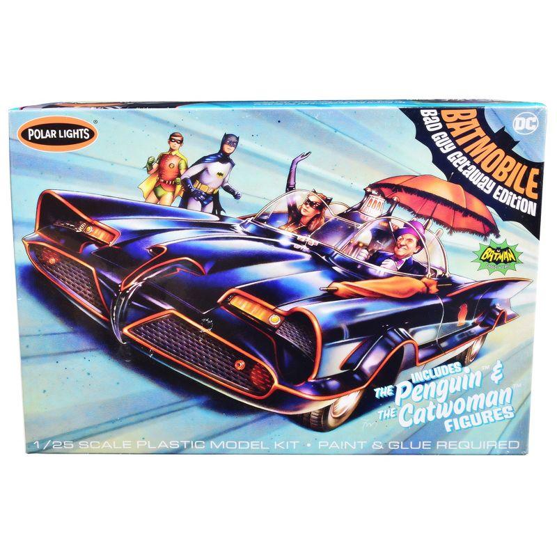 1966 Batmobile Model Kit with Penguin and Catwoman Figures