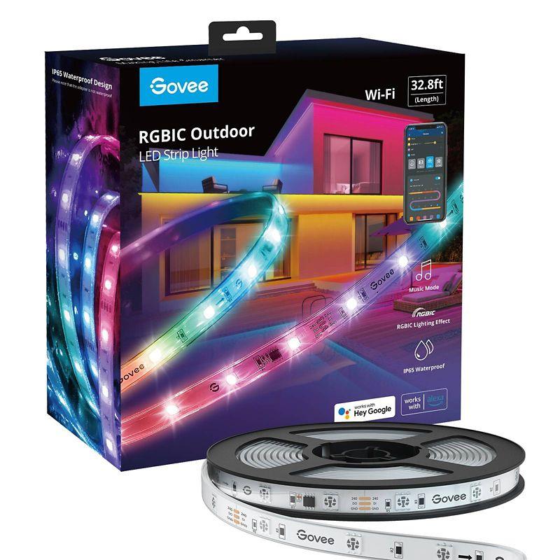 32.8ft Color-Changing Outdoor LED Strip Light with Wi-Fi