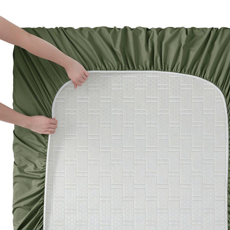 Nestl Double Brushed Hotel Luxury Sheet Set with Extra Soft Sheets & Pillowcases