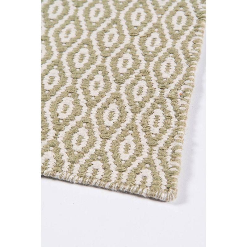 Newton Davis Hand Woven Recycled Plastic Indoor/Outdoor Rug Green - Erin Gates by Momeni