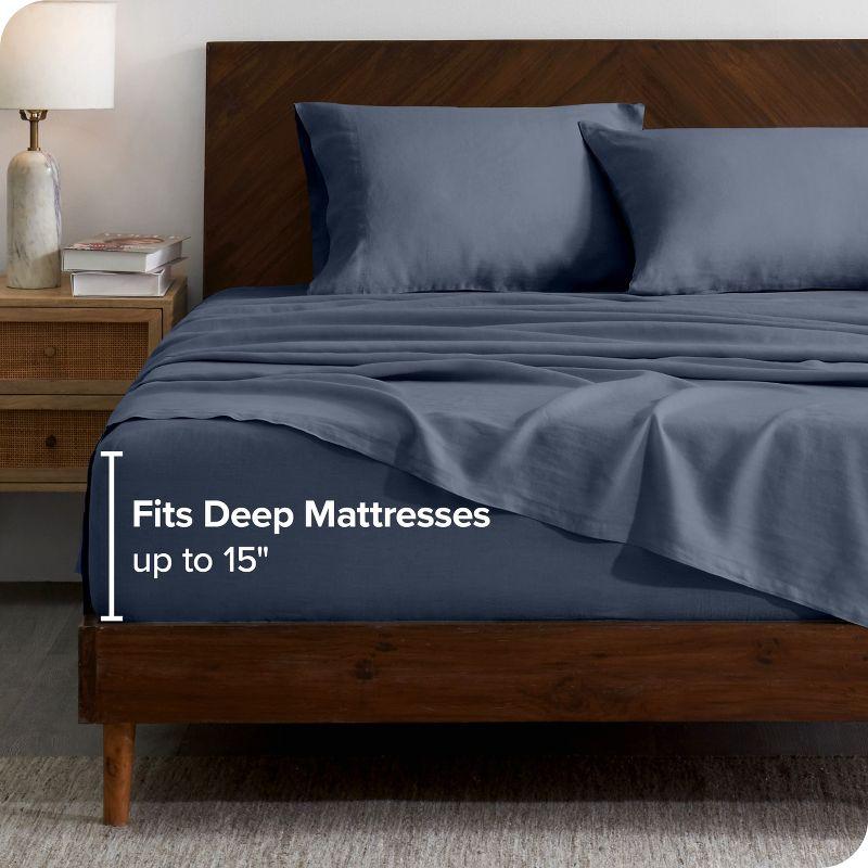 Bare Home Linen Sheet Set