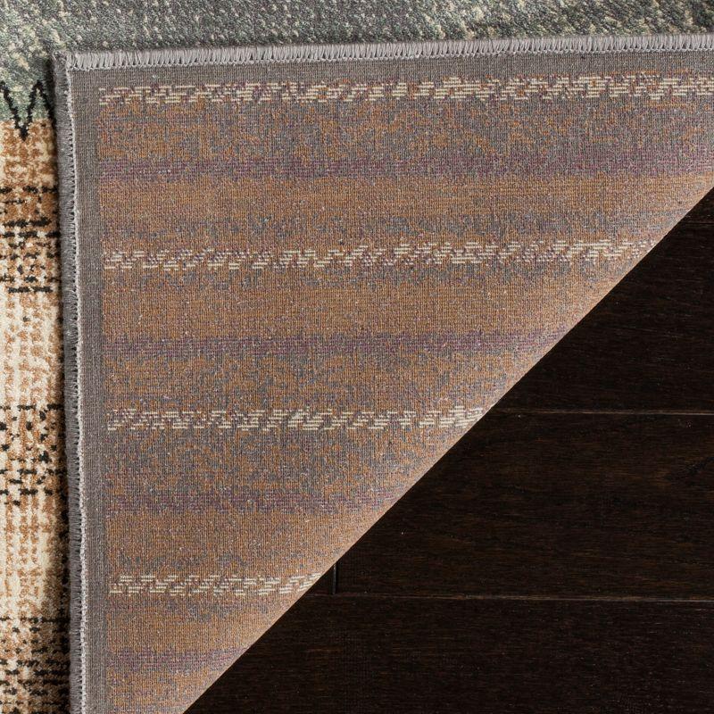 Vintage VTG107 Power Loomed Area Rug - Light Blue - 6'7"x9'2" - Safavieh.
