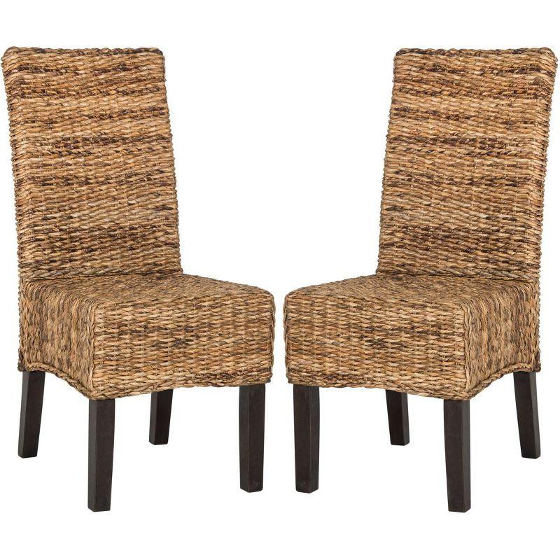 Avita 18" H Dining Chair (Set of 2) - SEA8012 - Natural - Safavieh