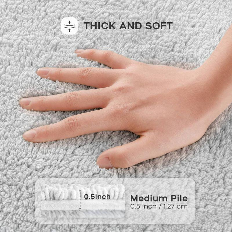 Splendor 100% Cotton Tufted 3000 GSM Reversible Bath Rug