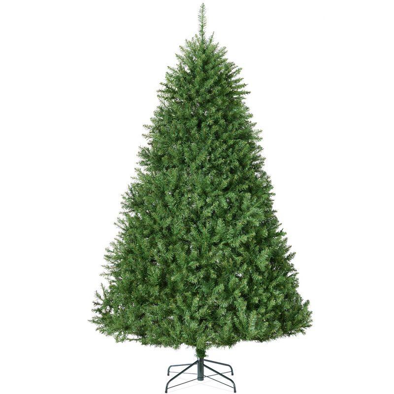Best Choice Products 7.5ft Hinged Douglas Full Fir Artificial Christmas Tree Holiday Decoration w/ Foldable Metal Stand