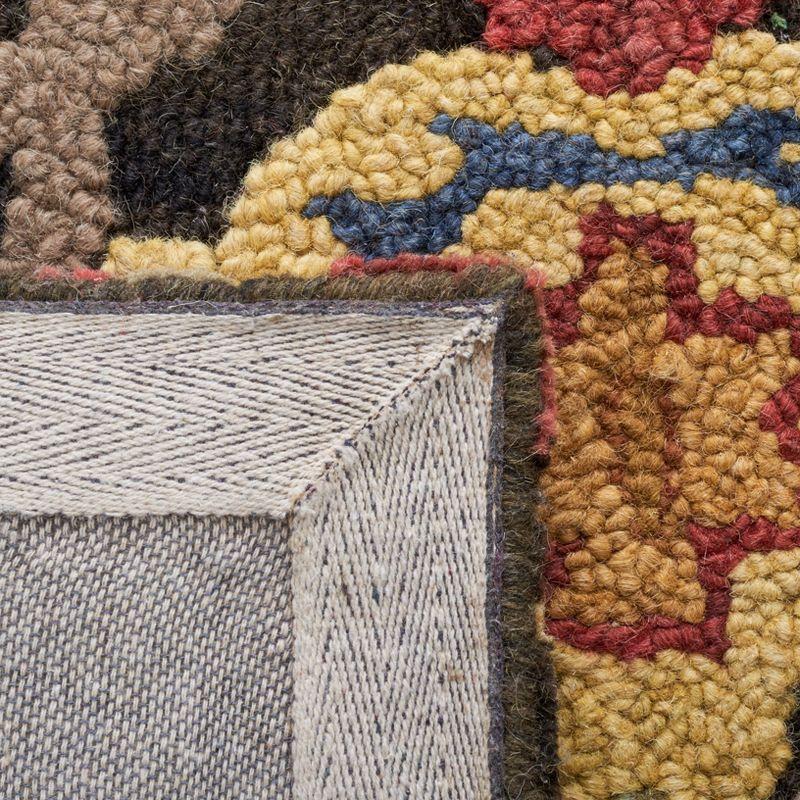 Blossom BLM402 Hand Tufted Runner Rug - Charcoal/Multi - 2'3"x8' - Safavieh.