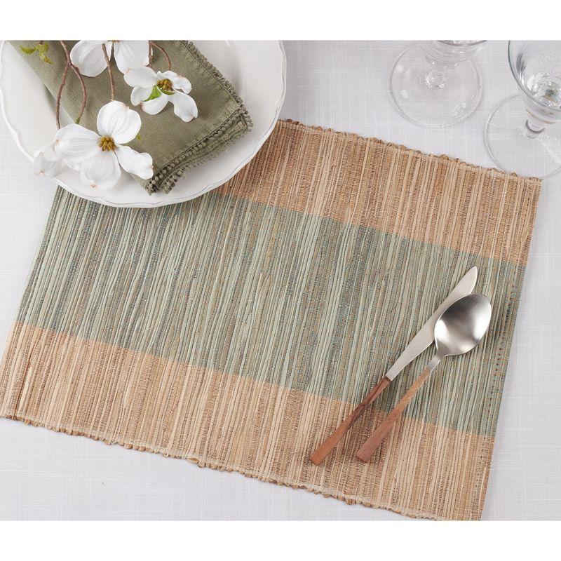 Shimmering Design 4 Piece Placemat Set