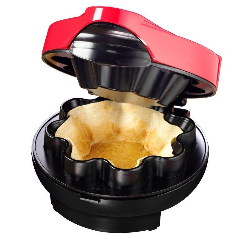 Red Non-Stick Electric Tortilla Bowl Maker