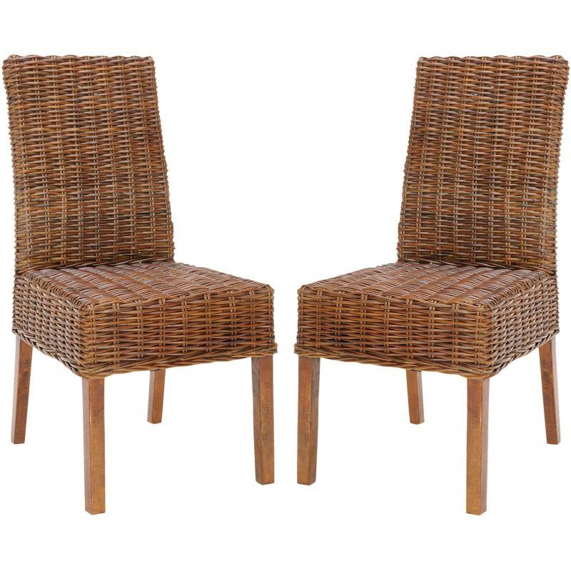 Sanibel 18"H Rattan Side Chair (Set of 2)  - Safavieh