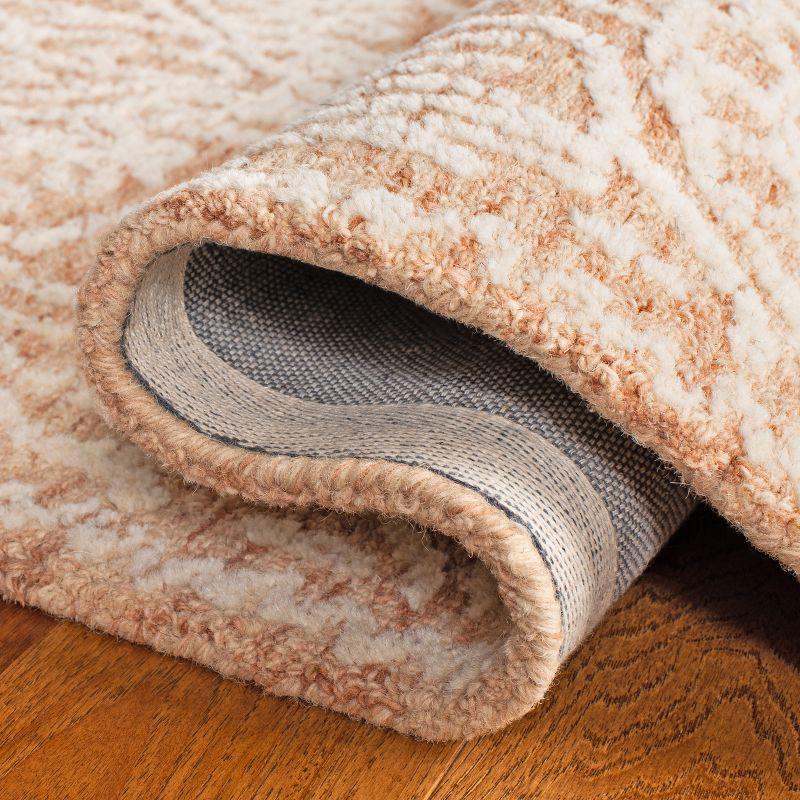 Capri CPR613 Hand Tufted Area Rug - Rust/Ivory - 5'x8' - Safavieh.