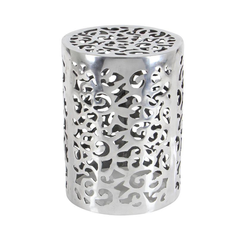 World Menagerie Alesia Aluminum Accent Stool