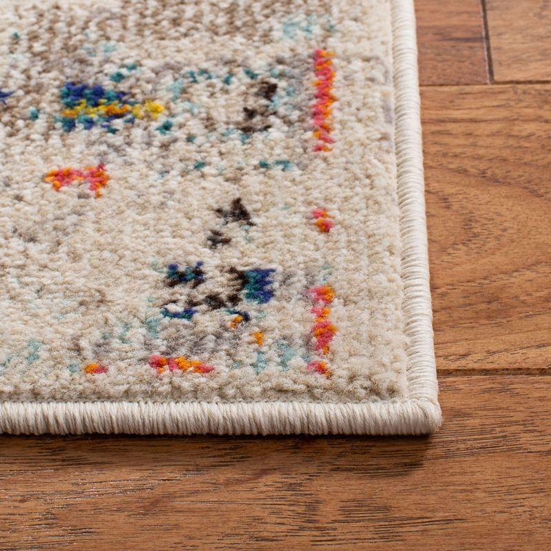 Madison MAD474 Power Loomed Indoor Runner Rug - Cream/Blue - 2'2"x6' - Safavieh