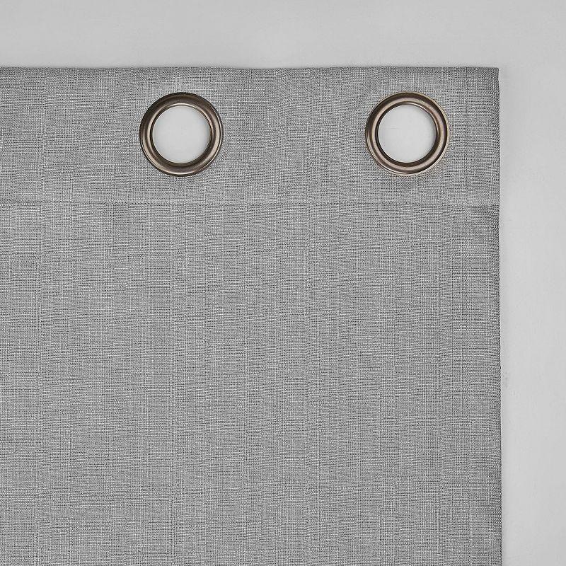 Channing Textured Draft Shield Fleece Insulated 100% Blackout Grommet Top Curtain Panel - Sun Zero