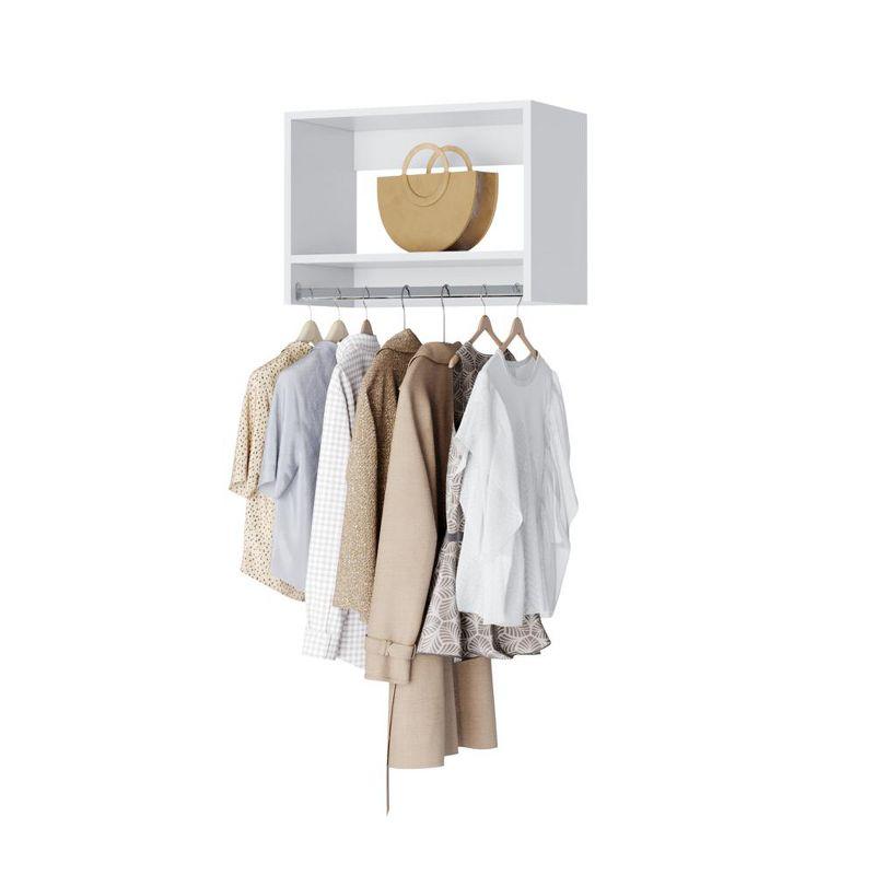 Modular Closets Built-in Tall Hanging Unit For Closet Systems