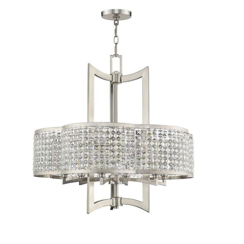Livex Lighting Grammercy 6 - Light Chandelier in  Brushed Nickel