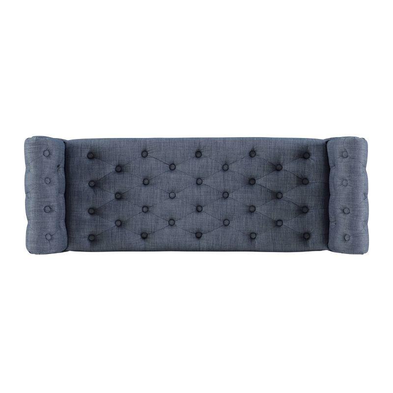 Madison Roll Arm Bench - Linon