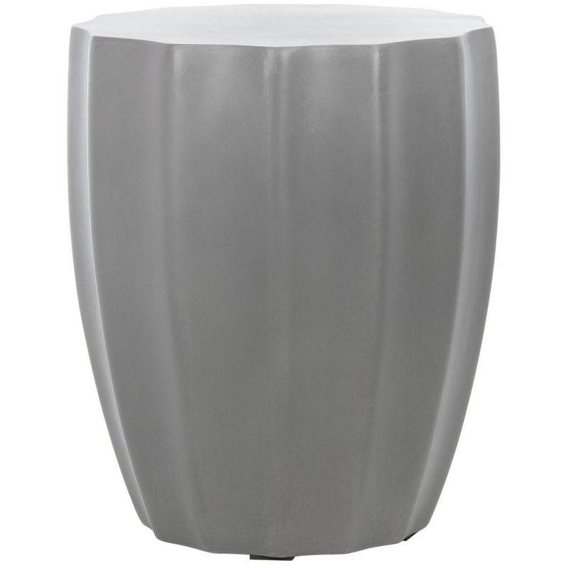 Jaslyn Concrete Indoor/Outdoor Accent Stool  - Safavieh