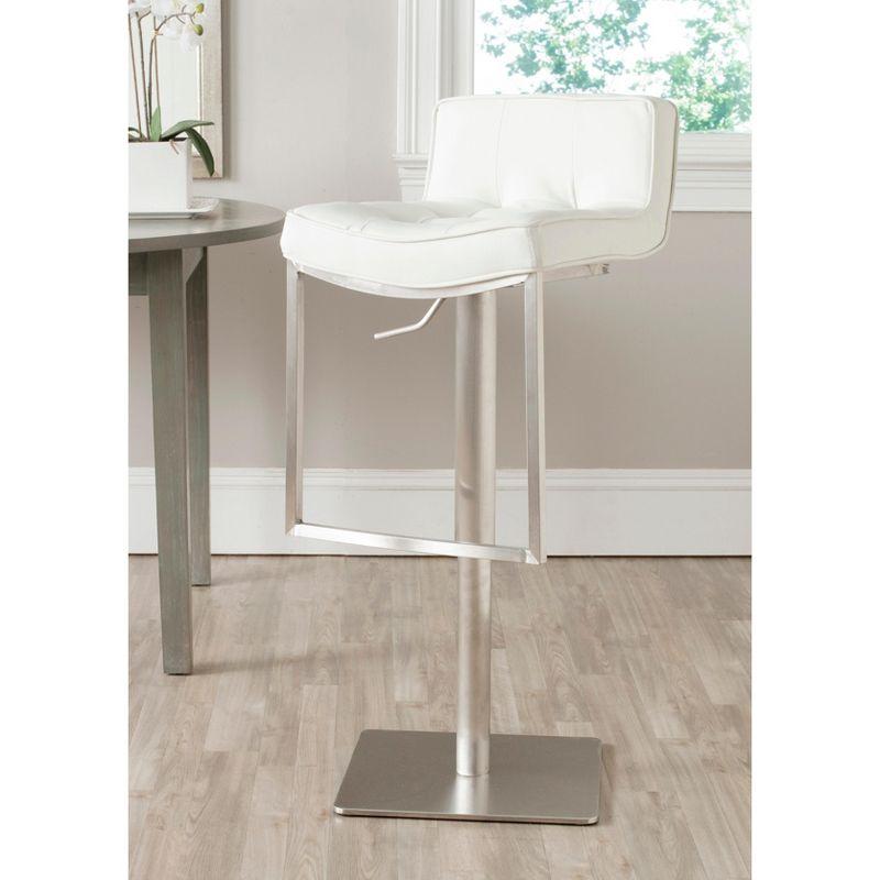 Newman Swivel Bar Stool  - Safavieh