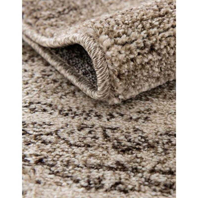 Unique Loom Abigail Del Mar Area Rug , 8'x11'2" Rectangular ,Beige