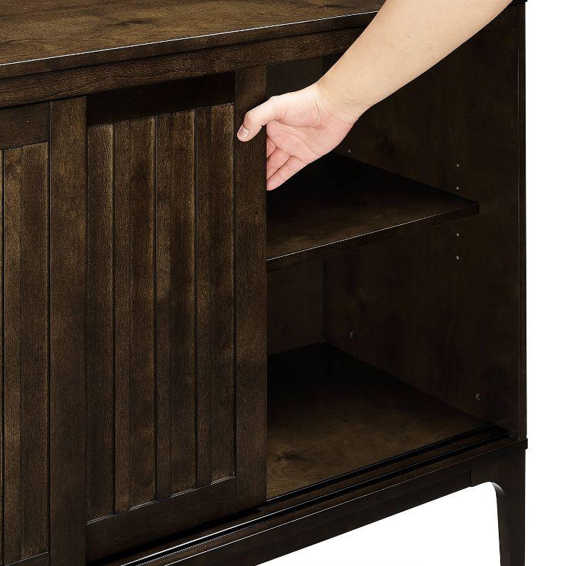 Crosley 54" Asher Sideboard Dark Brown