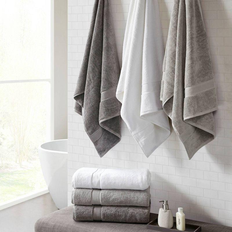 Madison Park Signature 800GSM 100% Cotton Bath Sheet 2 Piece Set (Set of 2)