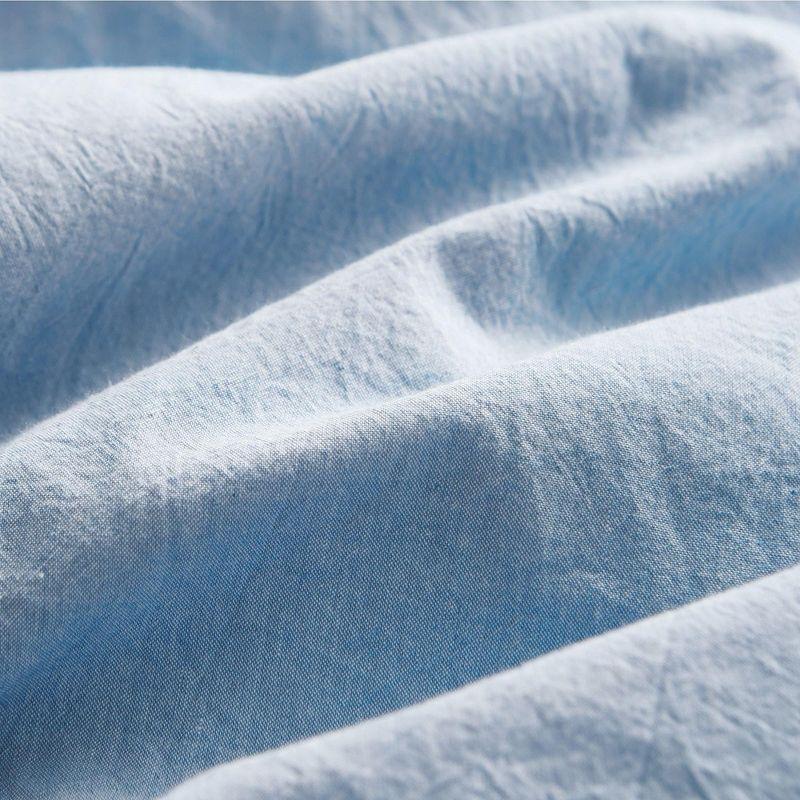 Swift Home 100% Cotton Crinkle Washed Duvet Cover Set