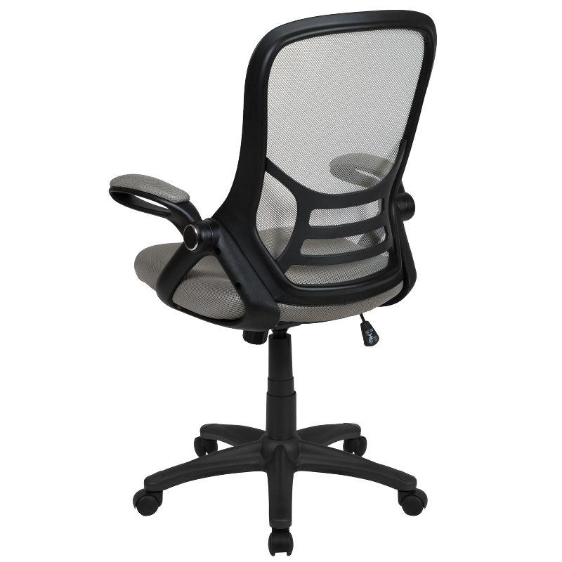 Flash Furniture High Back Mesh Ergonomic Swivel Office Chair with Flip-up Arms