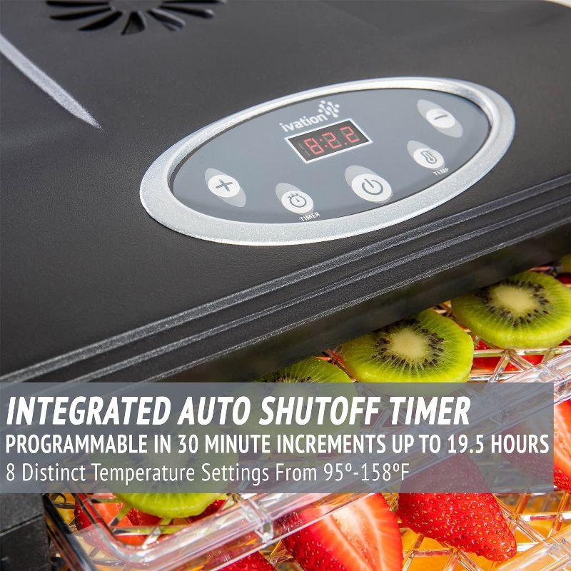 Ivation Ivation 9 Tray 600 Watt Food Dehydrator