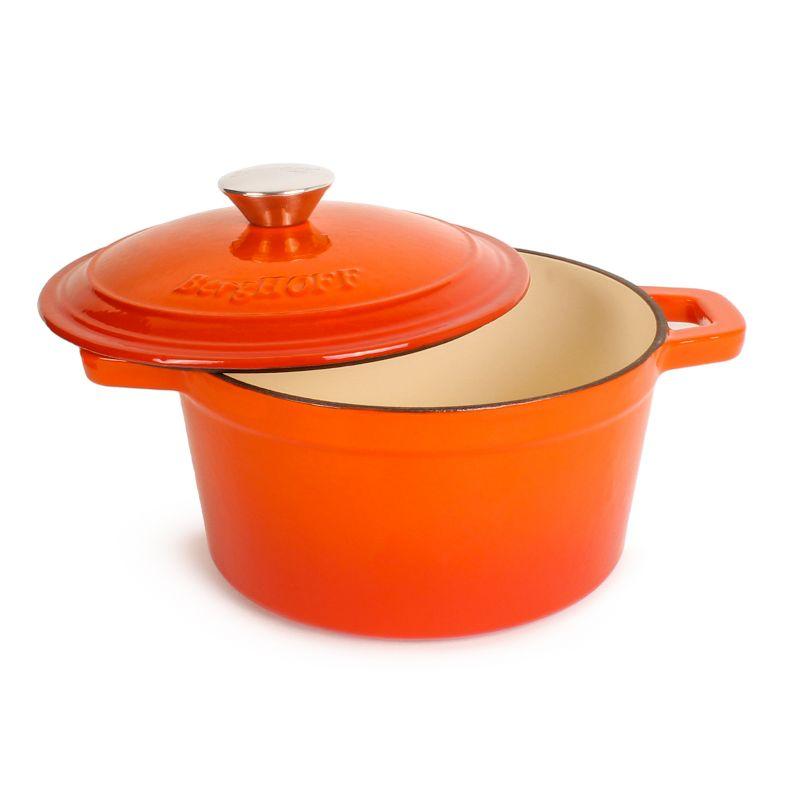 Prep & Savour Neo Cast Iron 3qt. Round Dutch Oven with Lid