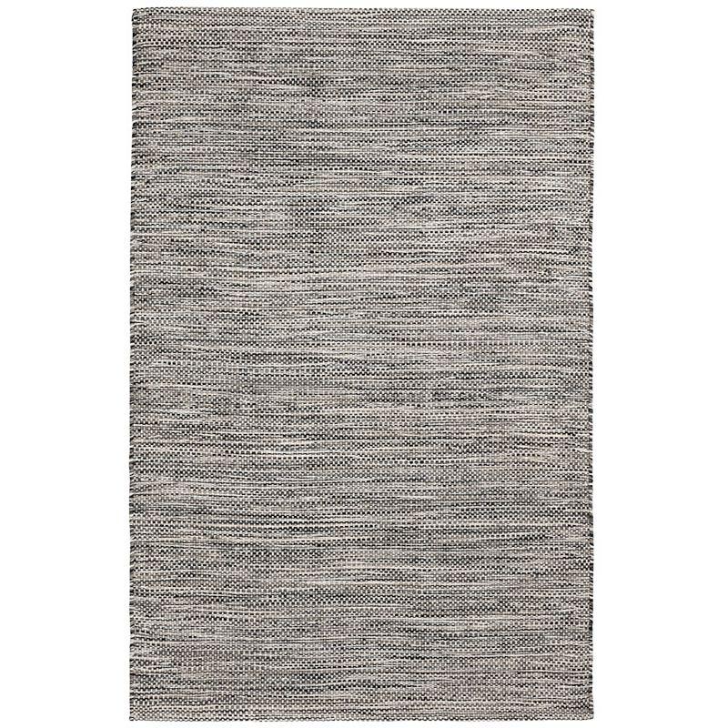 Solid Grey Handwoven Handwoven Indoor/Outdoor Rug