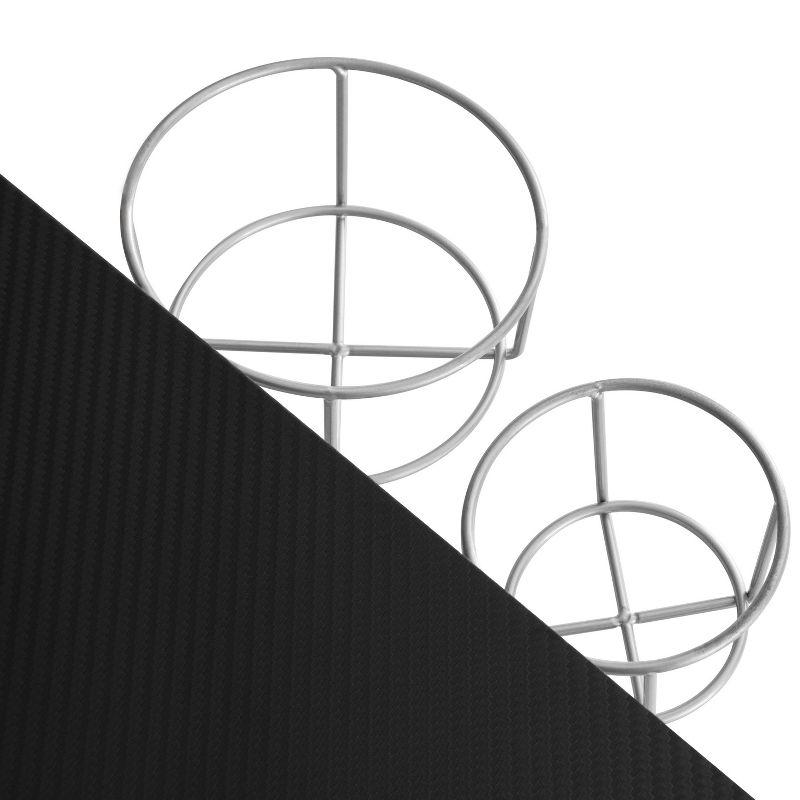 L-Shaped Metal Base Accent