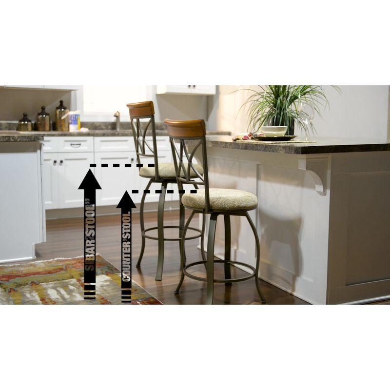 Monaco Upholstered Counter/Bar Stool