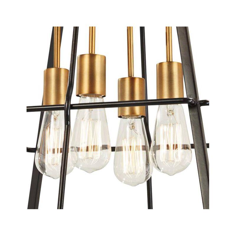 Minka Lavery Painted Bronze Brass Pendant Chandelier 18" Wide Modern 4-Light Fixture for Dining Room House Foyer Kitchen Entryway