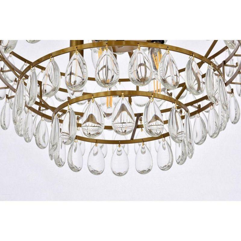 Elegant Lighting Mila 5 - Light Pendant in  Brass