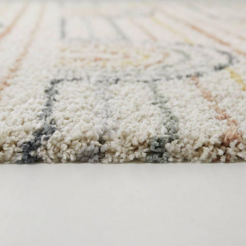 5'3"x7' Hailey Rainbow Striped Kids' Rug Cream - Balta Rugs