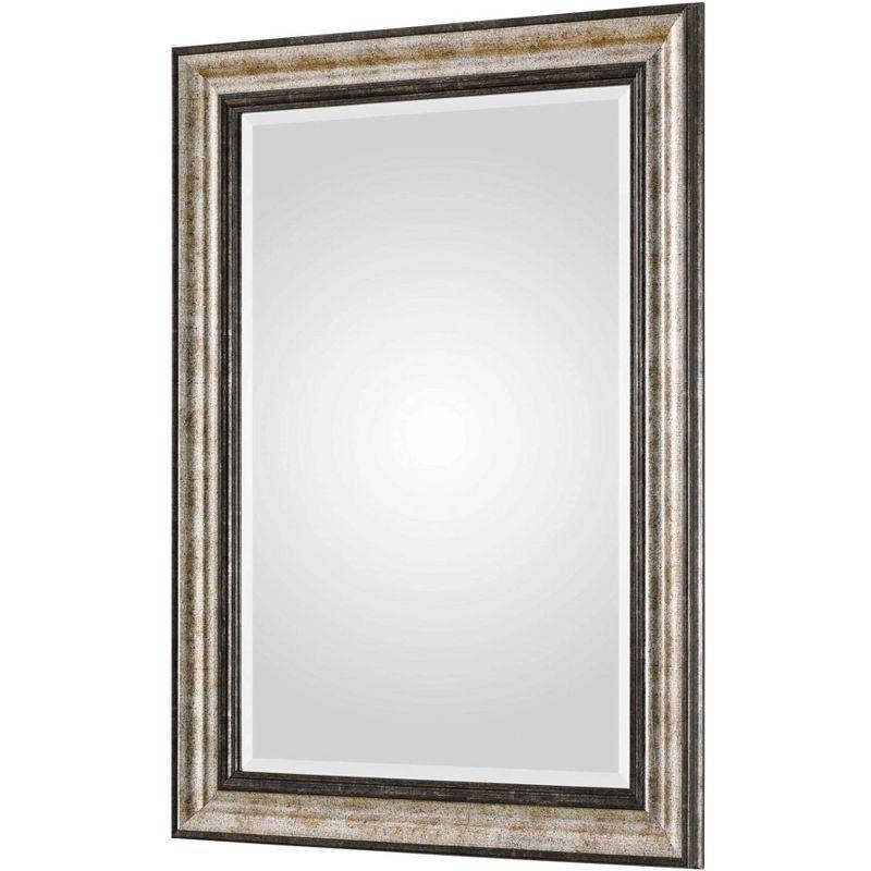 Uttermost Shefford Silver and Bronze 31" x 43" Rectangular Wall Mirror