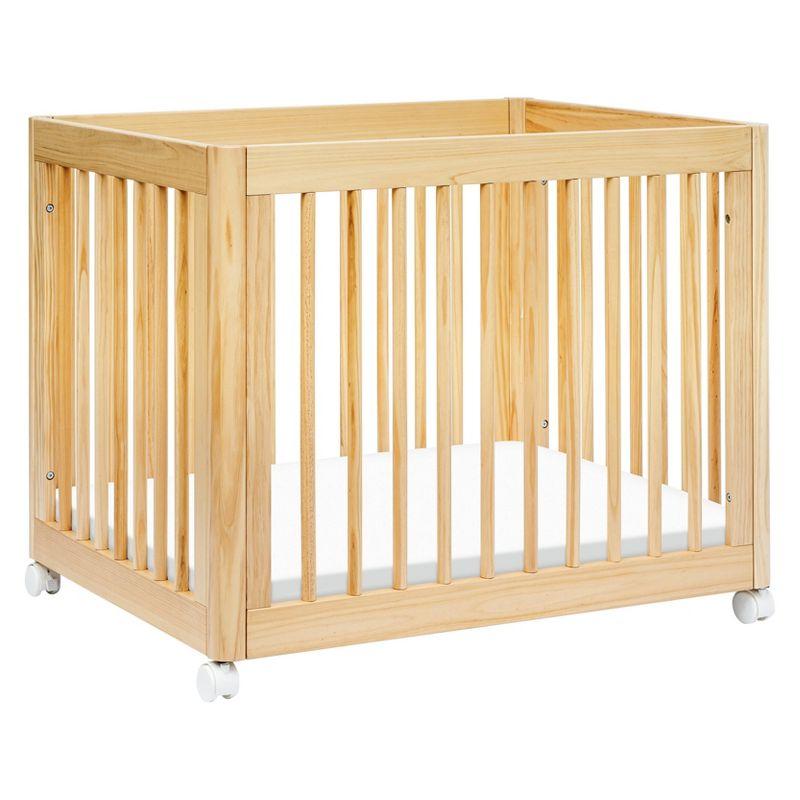 Babyletto Yuzu Natural Wood 8-in-1 Convertible Baby Crib with All Stages Conversion Kit