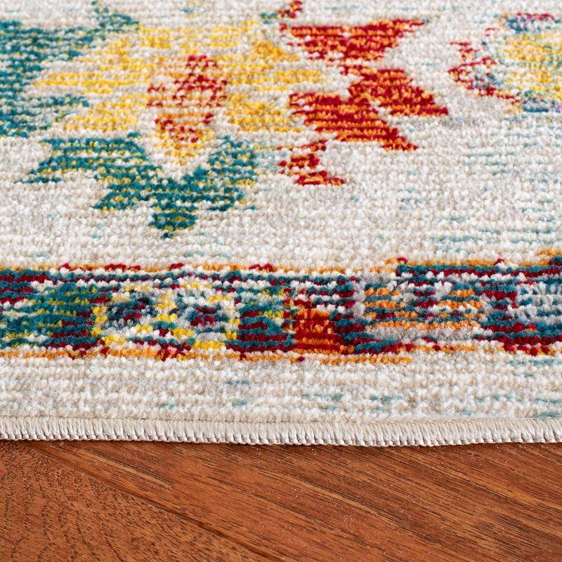 Crystal CRS501 Loomed Indoor Area Rug - Light Blue/Grey - 5'x5' Round - Safavieh