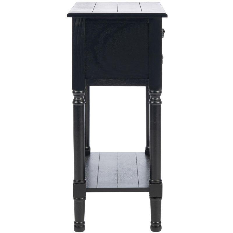 Primrose 3 Drawer Console Table - CNS5707B - Black - Safavieh