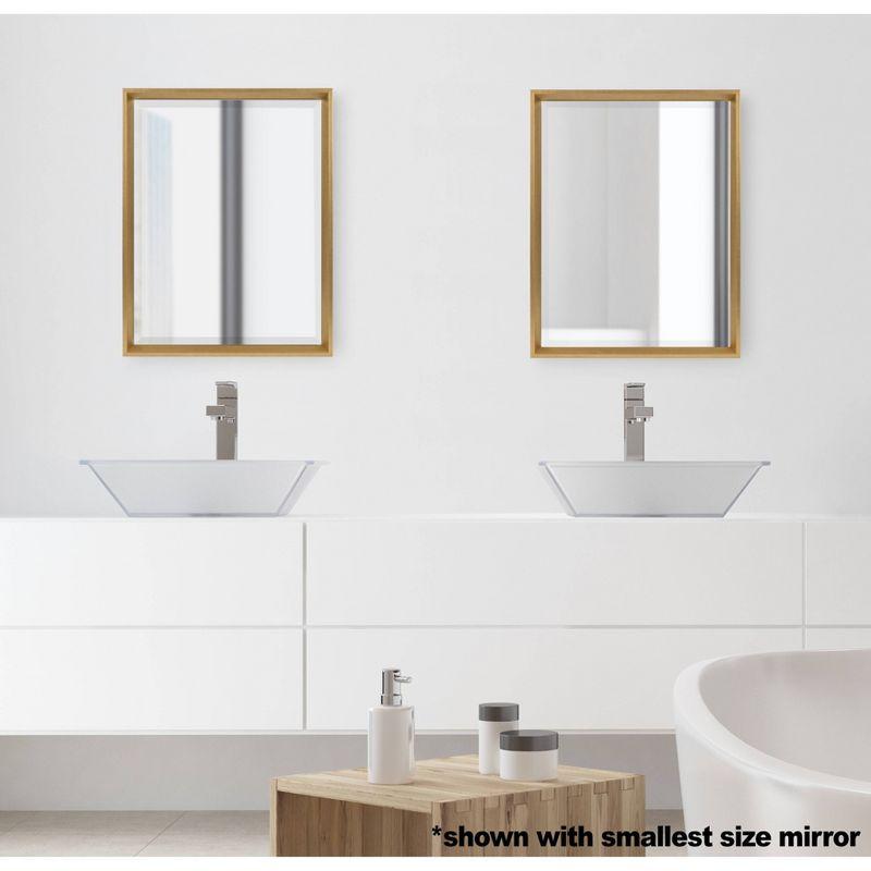 24" x 30" Calter Framed Wall Mirror Gold - Kate and Laurel