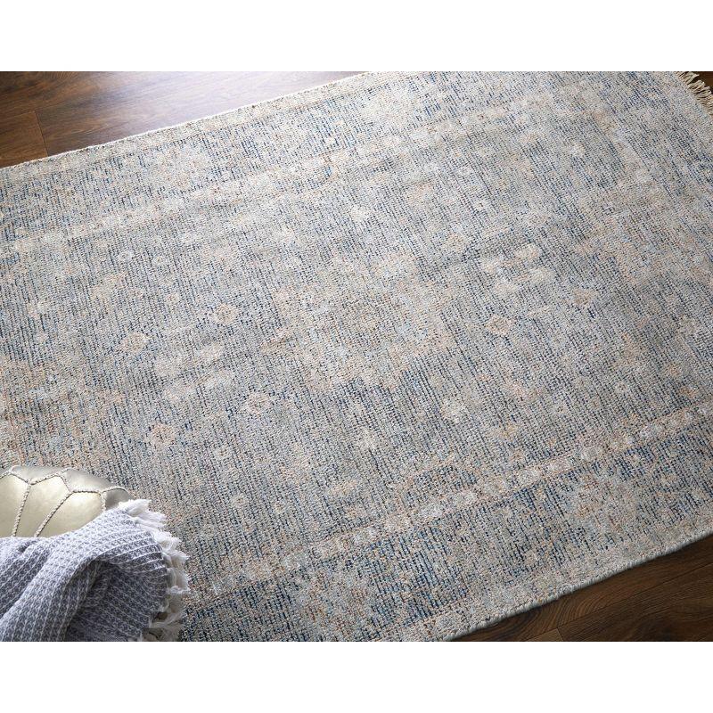 Caldwell Transitional Distressed Gray/Blue/Taupe Area Rug