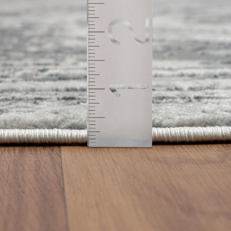 Luxe Weavers Marble Swirl Gray 5x7 Area Rug