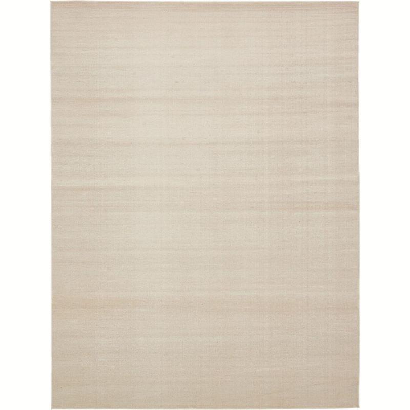 Unique Loom Williamsburg Collection Area Rug - Solid (9'  x 12' 2" Rectangle Beige)
