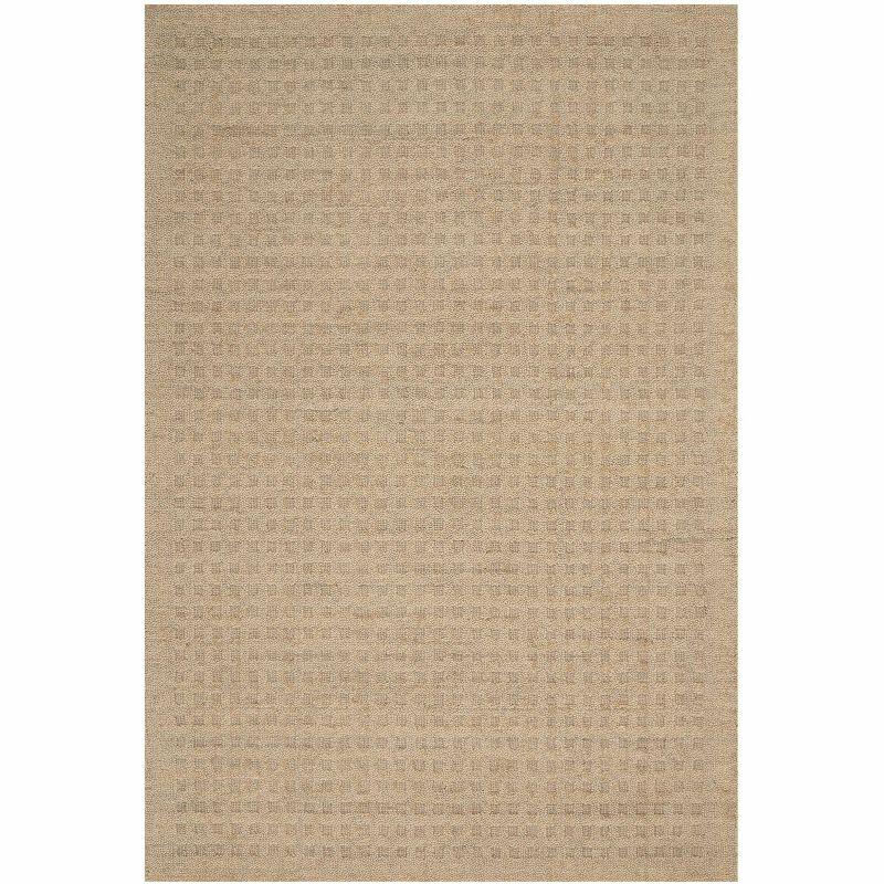 Nourison Perris Textured Indoor Area Rug Taupe 5' x 7'6"