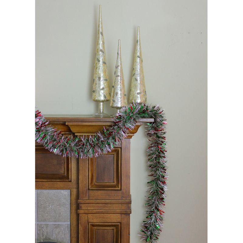 Northlight Seasonal 12' x 4" Tinsel Christmas Garland - Unlit