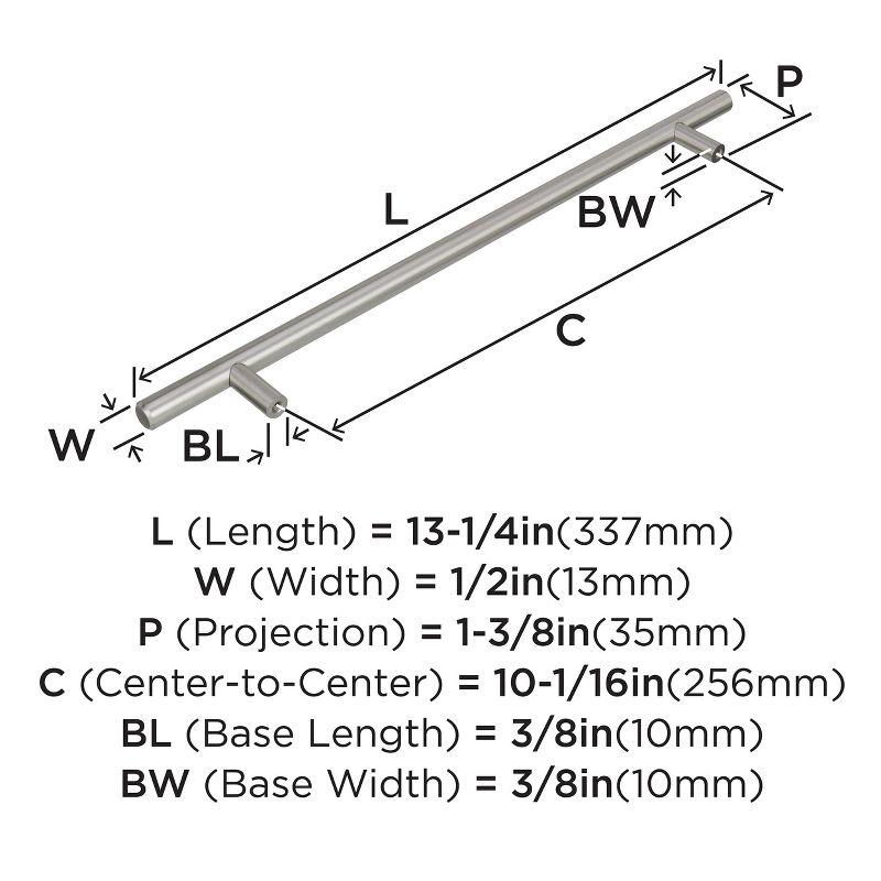 Wayfair Basics® Bar Pulls 10 1/16" Center to Center Bar Pull