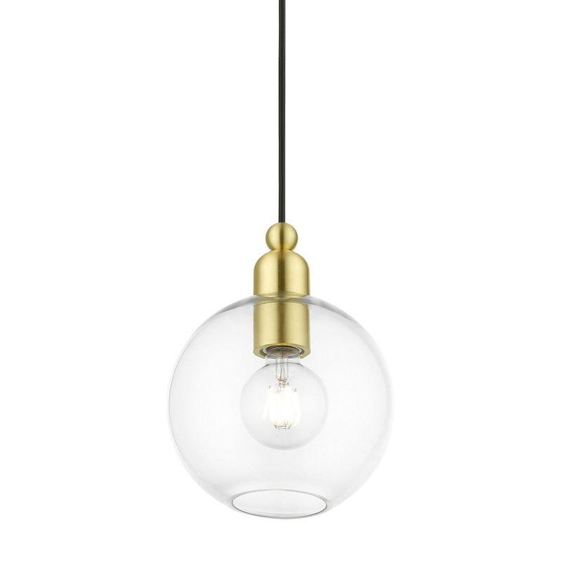 Livex Lighting Downtown 1 - Light Pendant in  Satin Brass