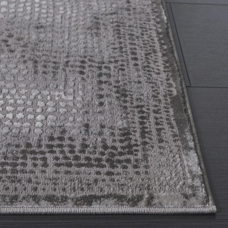 Meadow MDW333 Power Loomed Indoor Area Rug - Grey/Ivory - 6'7"x6'7" - Safavieh