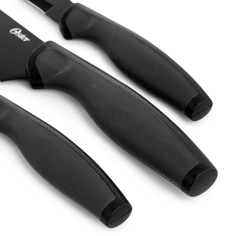 Oster 3-Piece Black Stainless Steel Cutlery Set